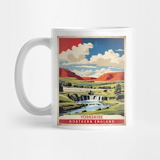 Yorkshire Sculpture Park Vintage Travel Tourism Poster Mug